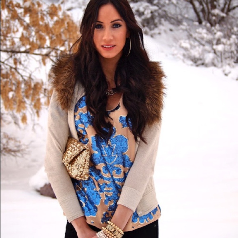 Neiman Marcus Tracy Reese Sequined Top